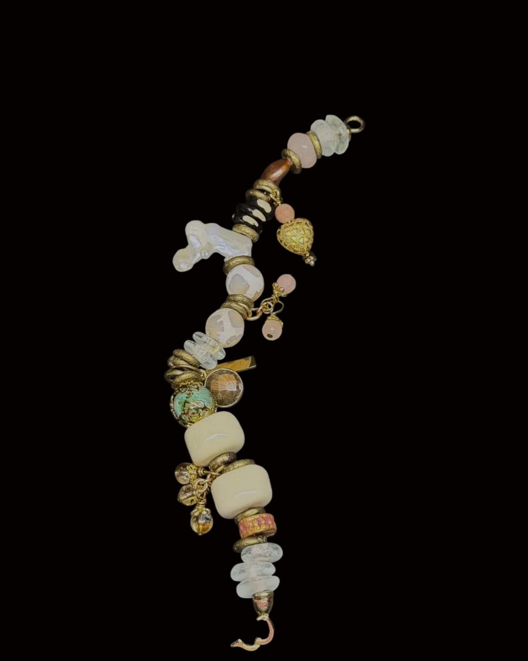 Rose Ivory Bunch Bracelet