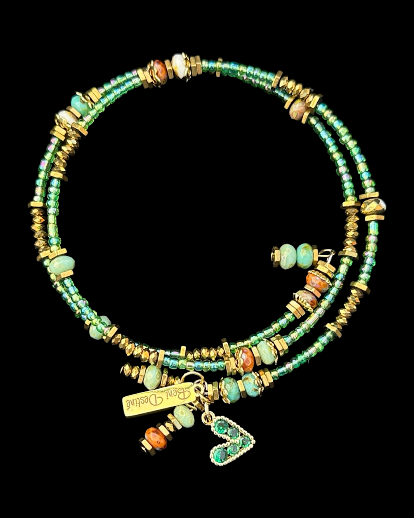 Softly Seeded Mini Wrap Bracelets