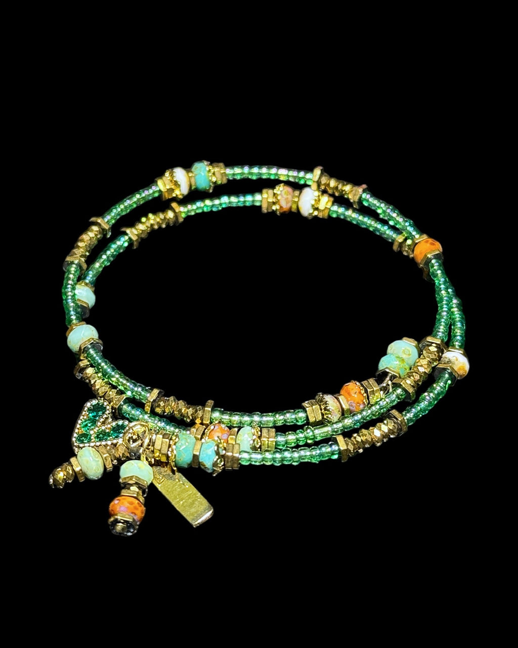 Softly Seeded Mini Wrap Bracelets