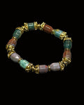 Agate Capped Bracelet