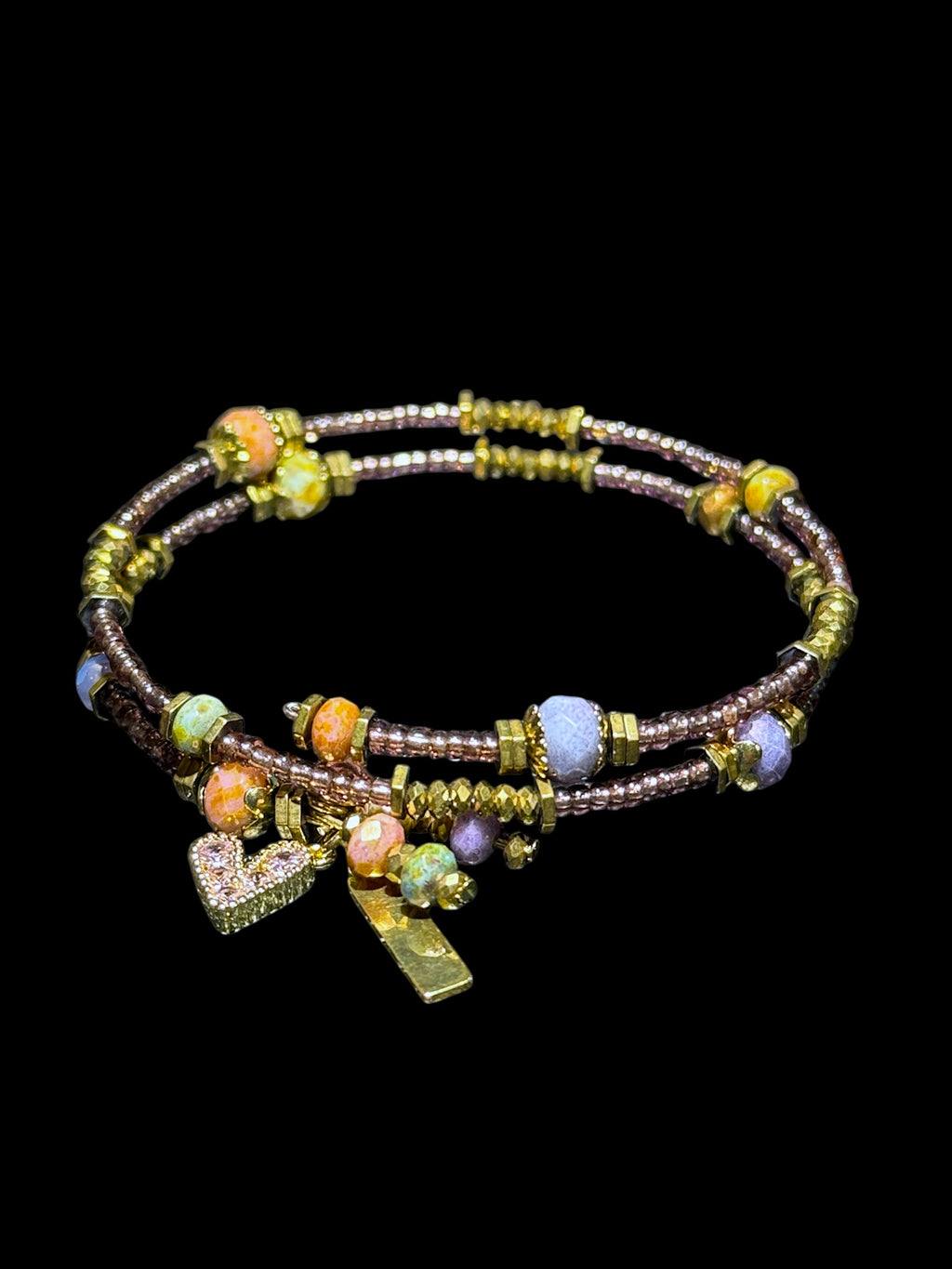 Softly Seeded Mini Wrap Bracelets