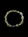 Lemon Quartz Pewter Bracelet