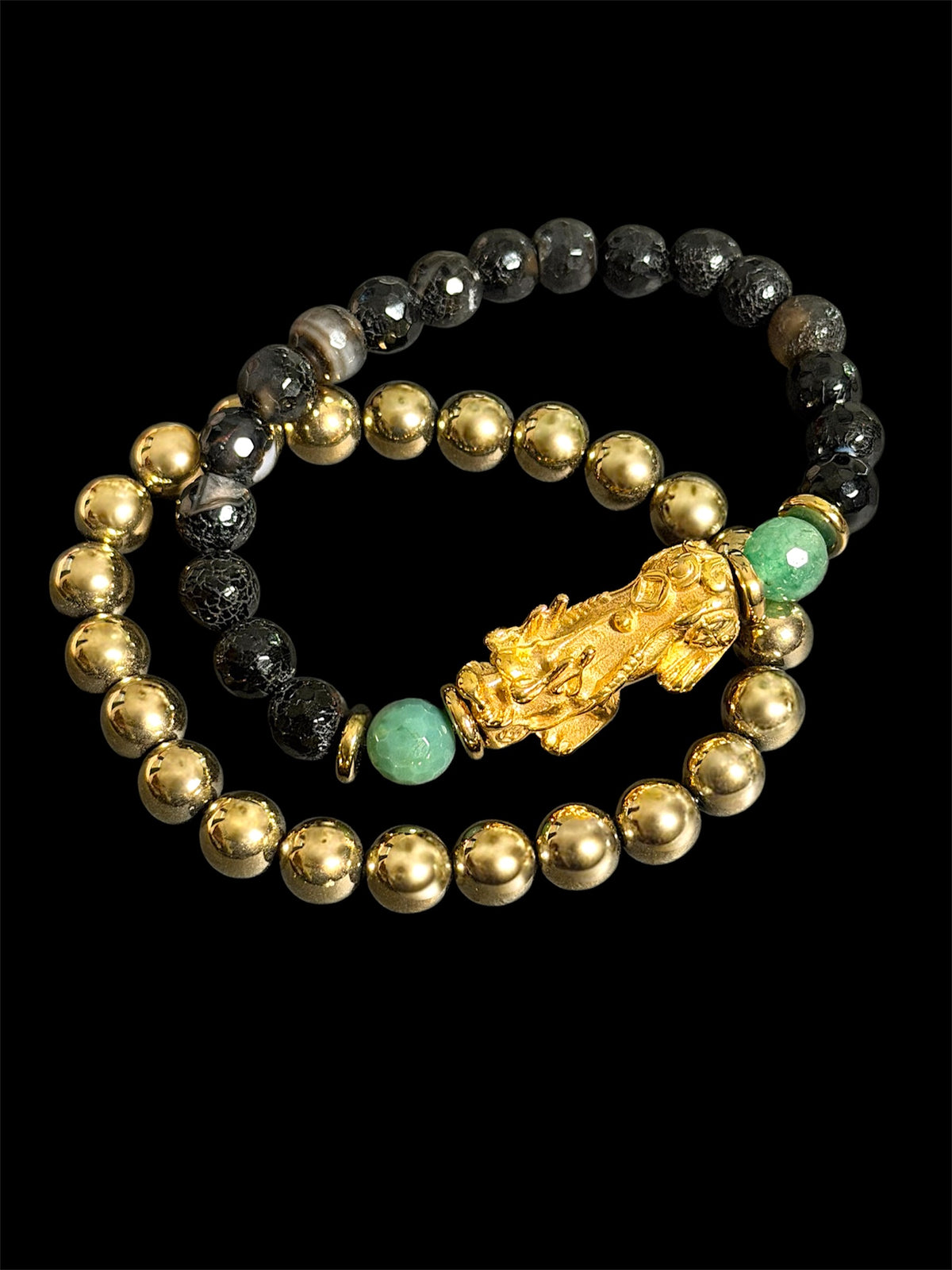 Black Sage Agate Set