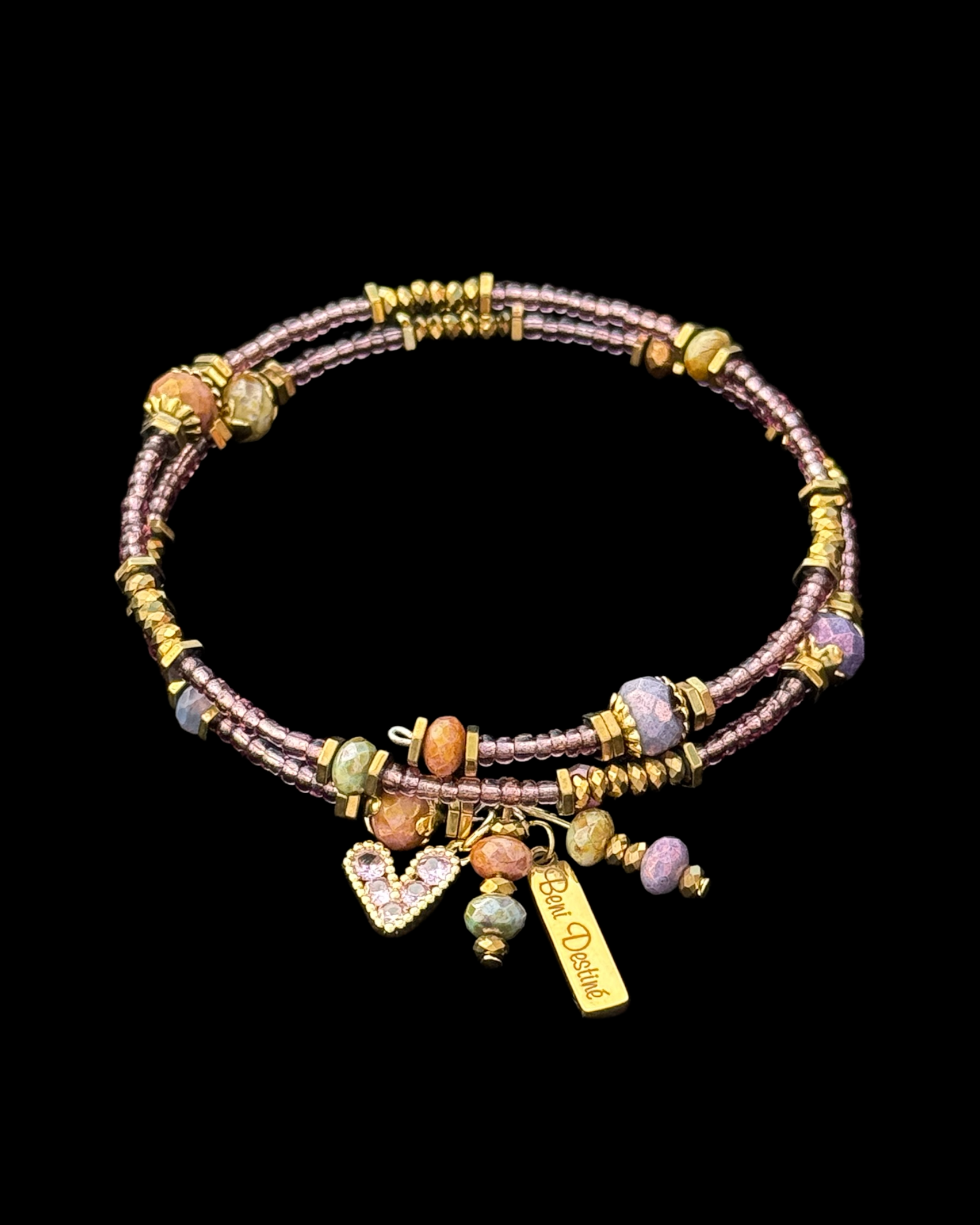 Softly Seeded Mini Wrap Bracelets