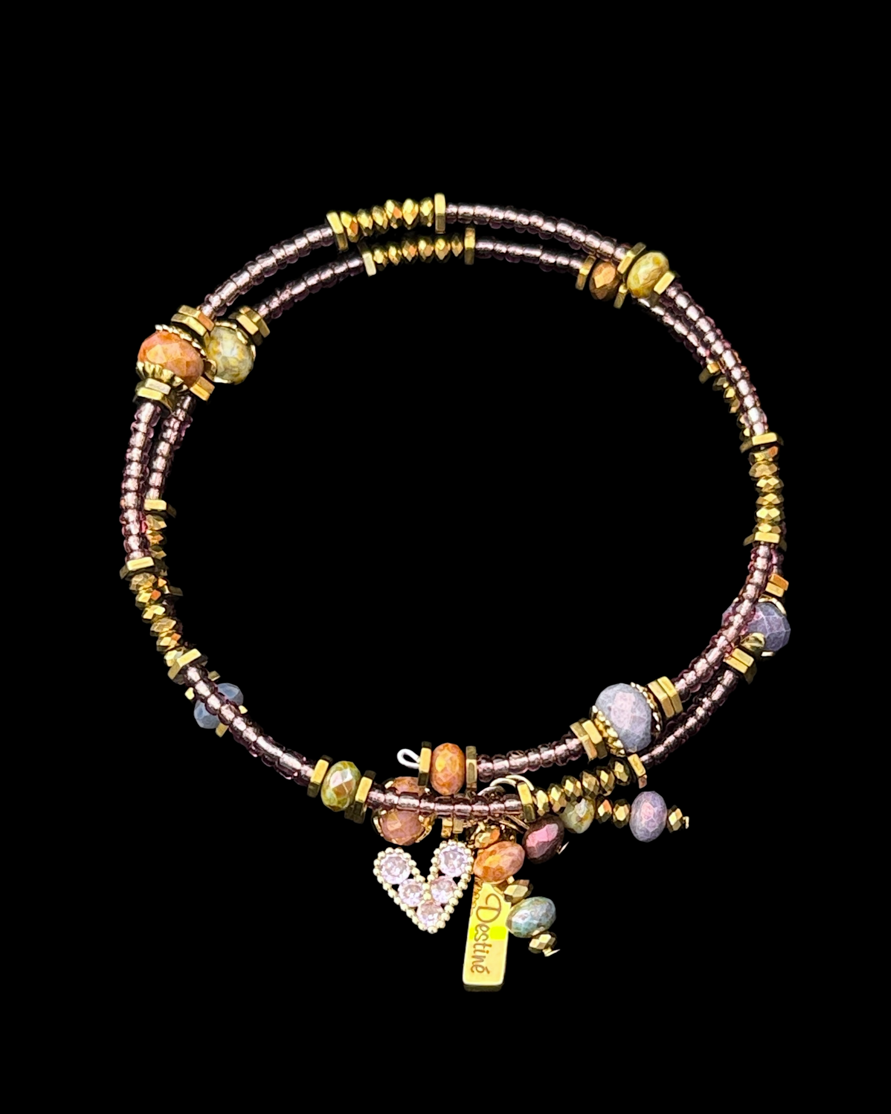 Softly Seeded Mini Wrap Bracelets