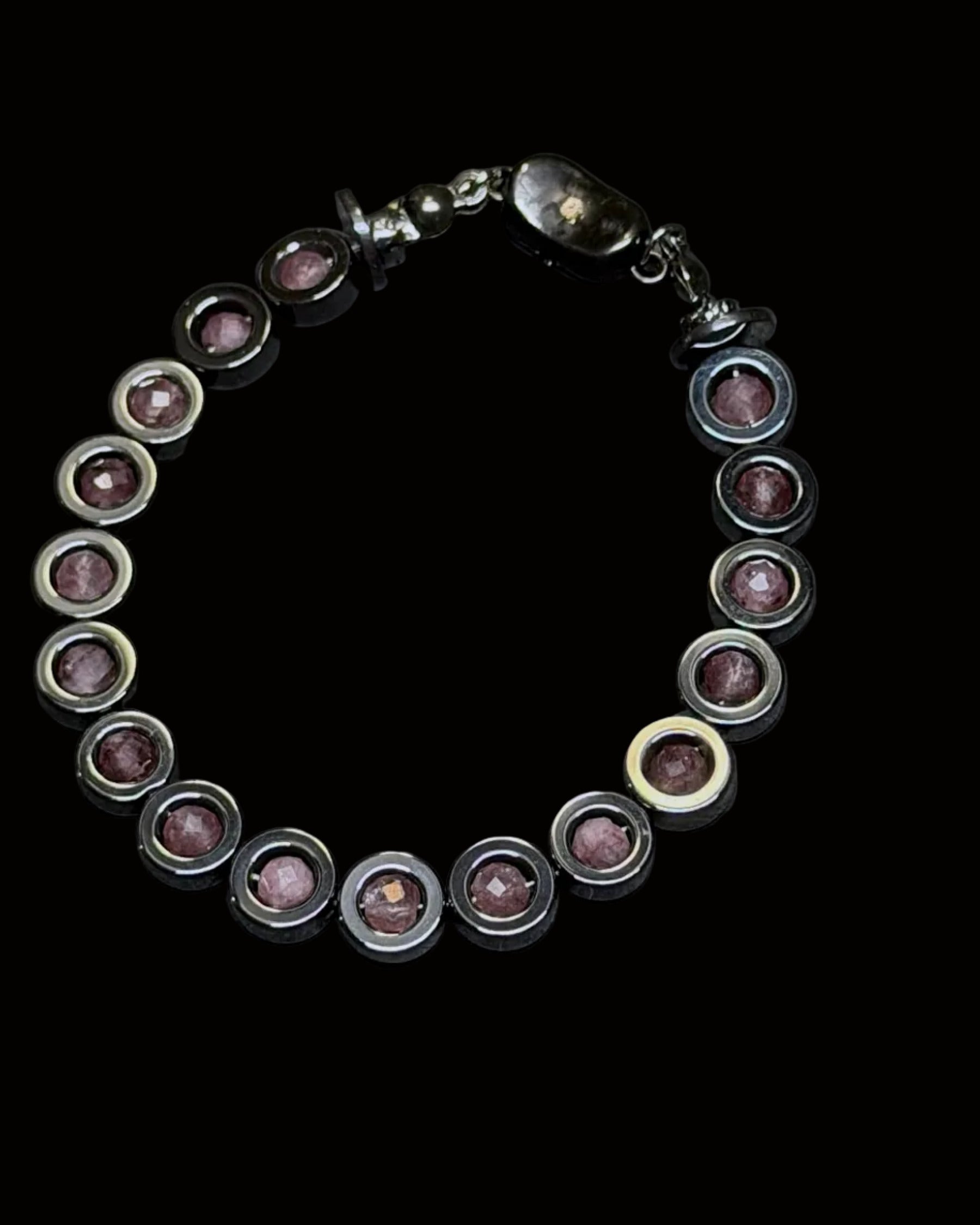 Hematite Framed Bracelets