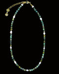 African Turquoise Pearl Choker