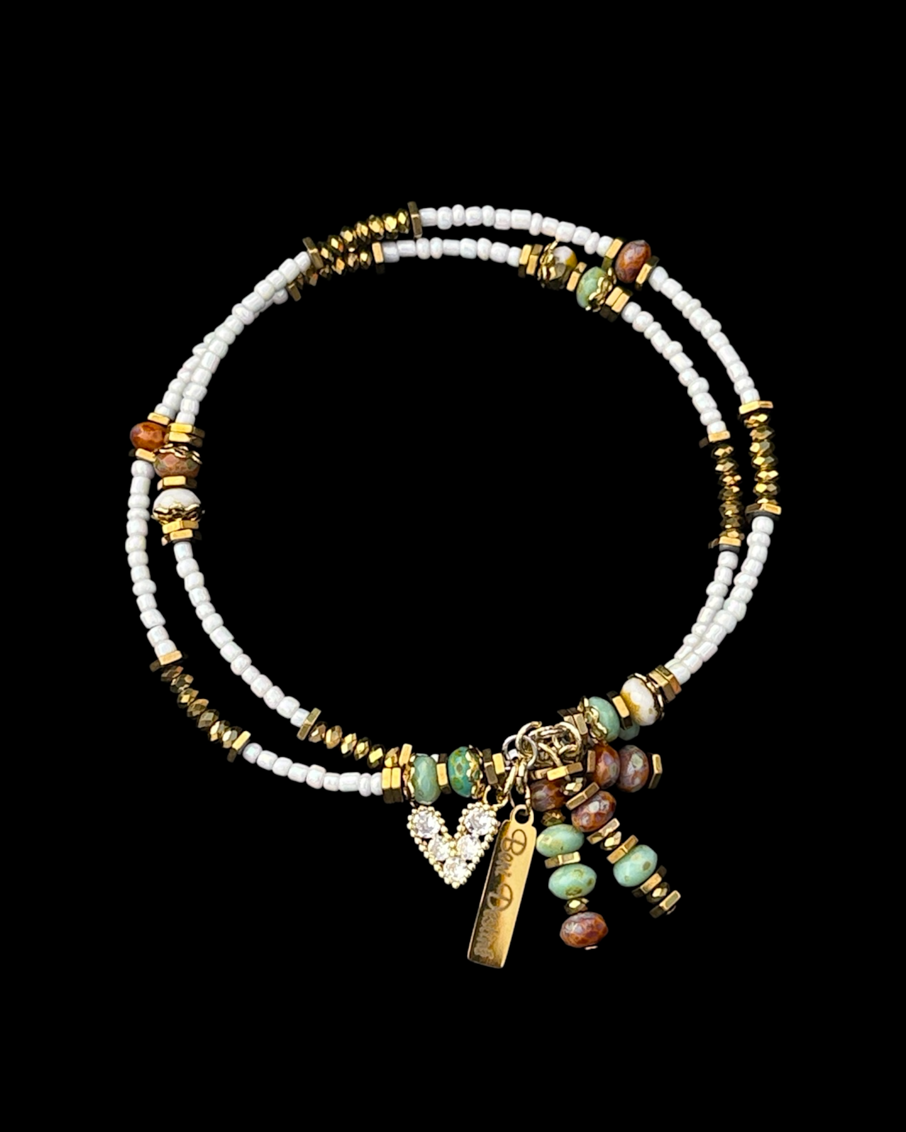 Softly Seeded Mini Wrap Bracelets